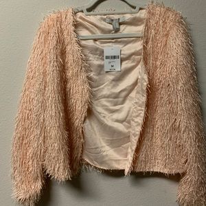 Open Front Shaggy Cardigan/Jacket